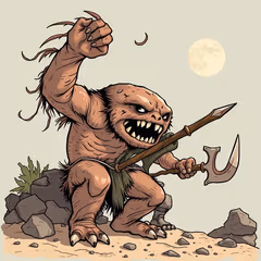 crungus as rendered by black-forest-labs/flux-schnell