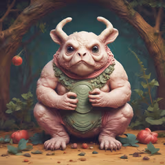 crungus as rendered by bytedance/sdxl-lightning-4step